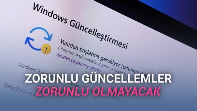 Windows'un Otomatik Güncelleme Kabusu Nihayet Bitiyor: Kalıcı Olarak Kapatılabilecek