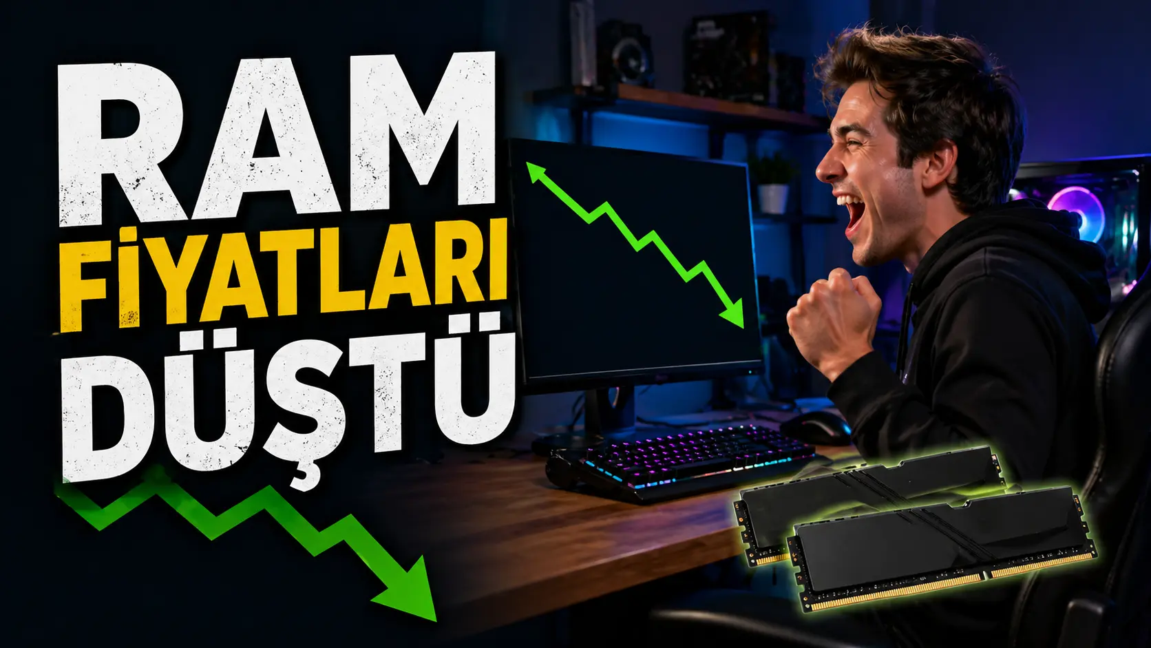 RAM Fiyatları Düştü! Devamı gelecek mi?